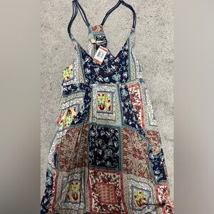 American Rag Multicolor Patchwork Dress